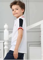 DEMOİSELLE ERKEK ÇOCUK POLO YAKA T-SHİRT beyaz 12 Yaş