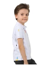 DEMOİSELLE ERKEK ÇOCUK POLO YAKA T-SHİRT -BEYAZ 12-13 Yaş