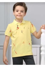 DEMOİSELLE ERKEK ÇOCUK POLO YAKA T-SHİRT SARI 9-10 Yaş