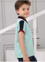 DEMOİSELLE ERKEK ÇOCUK POLO YAKA T-SHİRT yeşil 7 Yaş