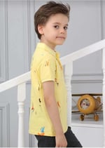 DEMOİSELLE ERKEK ÇOCUK POLO YAKA T-SHİRT SARI 9-10 Yaş