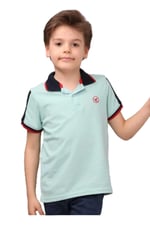 DEMOİSELLE ERKEK ÇOCUK POLO YAKA T-SHİRT yeşil 5 Yaş