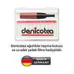 Denicotea 20243 Karbon Filtreli Ahşap Sig. Ağızlığı Kahve