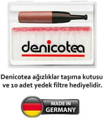 Denicotea 20243 Karbon Filtreli Ahşap Sig. Ağızlığı Kahve
