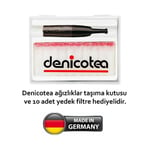 Denicotea 20249 Karbon Filtreli Ahşap Sig. Ağızlığı Siyah