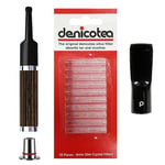 Denicotea 25006 Karbon Filtreli 6-9mm Lüks Slim Sig.Ağızlığı Ahşap