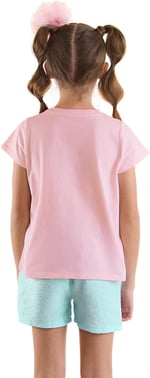 Deniz Kızı Kız Çocuk T-shirt Şort Takım