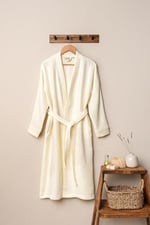 DENİZLİ CONCEPT Unisex Kimono 4 Kat Müslin Bornoz