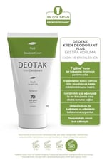 Deotak Plus Ekstra Koruma 7 Güne Kadar Etkili Krem Deodorant 35 ml