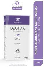 Deotak Soft Hassas Koruma 7 Güne Kadar Etkili Krem Deodorant 35 ml
