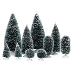 Department 56 Köyler için Aksesuarlar Çanta-O-Frosted Topiaries Ağacı