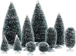 Department 56 Köyler için Aksesuarlar Çanta-O-Frosted Topiaries Ağacı