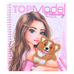 Depesche 12083 TOPModel Corgi - Boyama kitabı seti, model ve köpek motiflerini tasarlamak için 20 çift baskılı sayfa, çıkartma sayfalı boyama defteri ve daha fazlası