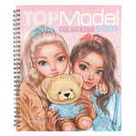 Depesche 13210 TOPModel Team Teddy - 40 sayfalık boyama kitabı, model ve ayıcık motifleri tasarlamak için, 1 çıkartma sayfası dahil