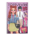 Depesche 13387 TOPModel Rebel Kitty Kitap Beni Giydir 20 Sayfa Önceden Basılmış Kendin Yap Desen Desenleri, 7 Yaprak Çıkartma, Çok Renkli, Tek Beden