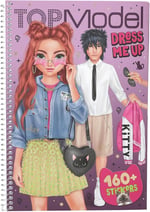 Depesche 13387 TOPModel Rebel Kitty Kitap Beni Giydir 20 Sayfa Önceden Basılmış Kendin Yap Desen Desenleri, 7 Yaprak Çıkartma, Çok Renkli, Tek Beden