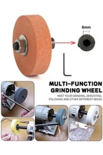 Depolife 8mm motor mili için bileme taşı ve kaplin motoru bileme makinesine dönüştürme seti bıçak satır