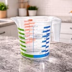 Dereceli Ölçü Kabı Aralıklı Göstergeli Ölçü Kapları (1000 ml)