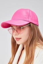 Derikem%100 Deri Kışlık Unisex Beyzbol Şapka