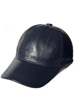 Derikem%100 Hakiki Deri Unisex Deri Cap Ayarlanabilir Şapka Fındık