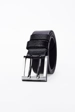 Derikem%100 Hakiki Erkek Manda Derisi Çiftdilli Spor Kot Kemeri 4,5 cm Lacivert