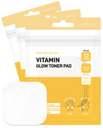 Dermal Vitamin Glow Toner Pad, Canlandırıcı ve Aydınlatıcı Işıltı Etkili Tonik Pedi, 12 Adet