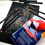 Derwent Chromaflow renkli kalem, 24'lü set, metal kutuda, 3,5 mm uç kalınlığı, yumuşak dokulu karıştırılabilir, çizim, boyama ve  - Seçenekler: 24 Farben, 12 Adet (1'li Paket), 100 stück (1er Pack)...