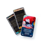 Derwent Chromaflow renkli kalem, 24'lü set, metal kutuda, 3,5 mm uç kalınlığı, yumuşak dokulu karıştırılabilir, çizim, boyama ve  - Seçenekler: 24 Farben, 12 Adet (1'li Paket), 100 stück (1er Pack)...