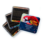 Derwent Chromaflow renkli kalem, 72'li set, metal kutuda, 3,5 mm uç kalınlığı, yumuşak dokulu karıştırılabilir, çizim, boyama ve katman içi - Seçenekler: Profesyonel Sanat Tedarik, 36 renk, Chromaflow
