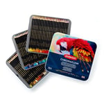 Derwent Chromaflow renkli kalem, 72'li set, metal kutuda, 3,5 mm uç kalınlığı, yumuşak dokulu karıştırılabilir, çizim, boyama ve katman içi - Seçenekler: Profesyonel Sanat Tedarik, 36 renk, Chromaflow