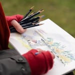 Derwent Watercolour Serisi Sulandırılabilir Kuru Kalem Seti - 24 Renk Metal Kutulu