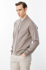 Desen Triko Cepleri Fermuarlı Eşofman Üstü, TYC192ACA43B0323351AE4300 - Bedenler: S, L, XXL