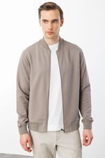Desen Triko Cepleri Fermuarlı Eşofman Üstü, TYC192ACA43B0323351AE4300 - Bedenler: S, L, XXL
