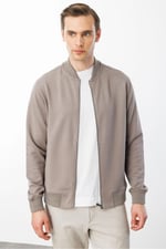 Desen Triko Cepleri Fermuarlı Eşofman Üstü, TYC192ACA43B0323351AE4300 - Bedenler: S, L, XXL