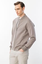 Desen Triko Cepleri Fermuarlı Eşofman Üstü, TYC192ACA43B0323351AE4300 - Bedenler: S, L, XXL