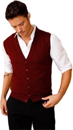 Desen Triko Cepli Yelek, 22606