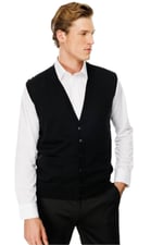 Desen Triko Erkek Vest 7879