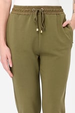 DESEN TRİKO Kadın Beli Bağcıklı Cepli Eşofman Pantolon Haki Beden;M,Renk;Haki dsnNM9203