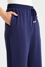 DESEN TRİKO Kadın Cepli Eşofman Pantolon Lacivert Beden;XL,Renk;Lacivert dsnNM9295