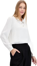 Desen Triko Kadın Uzun Kollu Shirt 23486