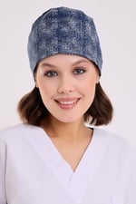 Desenli Doktor Hemşire Aşçı Cerrahi Bone Hastane Bone Bandana M395