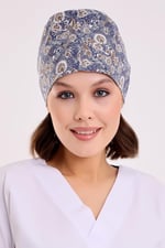 Desenli Doktor Hemşire Aşçı Cerrahi Hastane Bonesi Bandana M480 Tek Beden