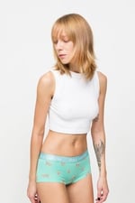 Desenli Kadın Boyshort Külot – Eco Characters – Elephantastic