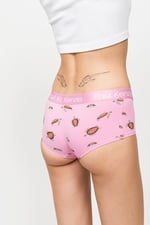 Desenli Kadın Boyshort Külot – Eco Characters – Turtley