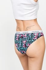 Desenli Kadın Slip Külot – Unique Effect – Love Bunny