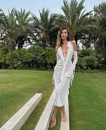 Desert Rose Collection White Tulle Pareo