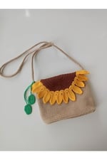 designbyoykum Ayçiçeği kız çocuk çantası Renkli