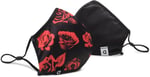 Desigual Üniseks Yetişkin Mask_Roses El Kerchief, Siyah, Tek Beden, Siyah, Tek Beden