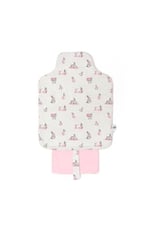 DEUX LAPINS% 100 Pamuk Çantalı Pratik Katlanabilir Alt Değiştirme Matı - Bébé Lapin Rose PAD1019