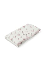 DEUX LAPINS% 100 Pamuk Çantalı Pratik Katlanabilir Alt Değiştirme Matı - Bébé Lapin Rose PAD1019